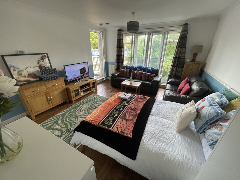 Fantastic Studio Style Bedroom with Sofa and Smart TV